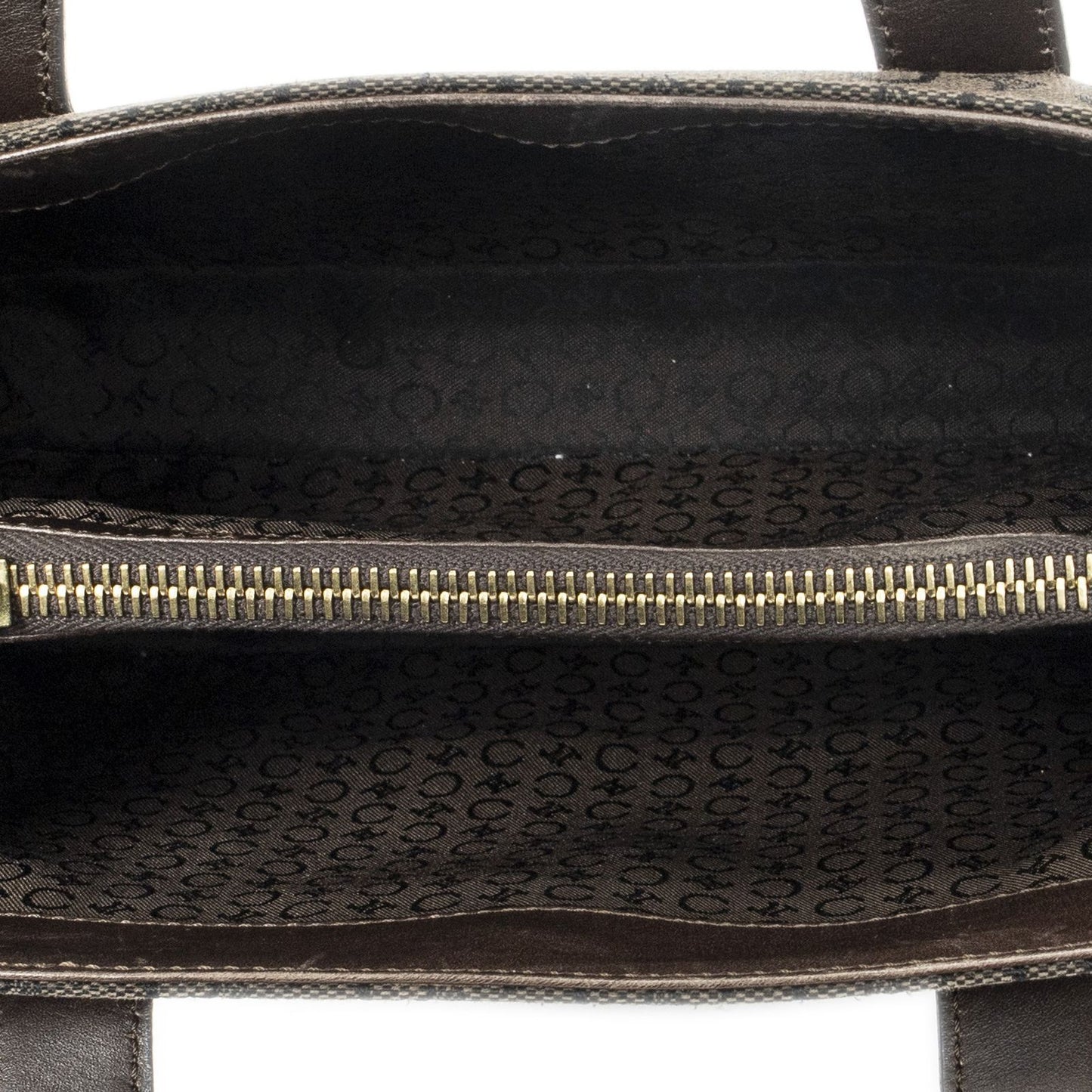 Celine Open Tote Brown C Macadam Canvas — view 9
