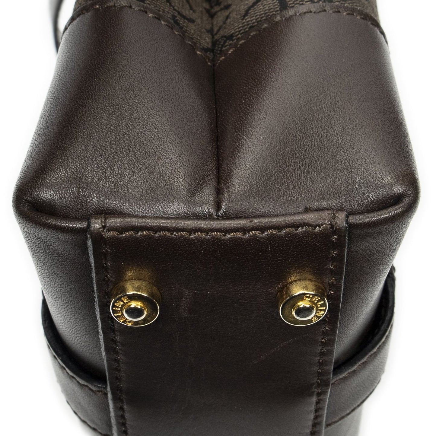 Celine Open Tote Brown C Macadam Canvas — view 7