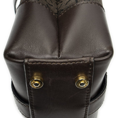 Celine Open Tote Brown C Macadam Canvas — view 7