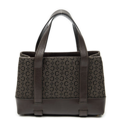 Celine Open Tote Brown C Macadam Canvas