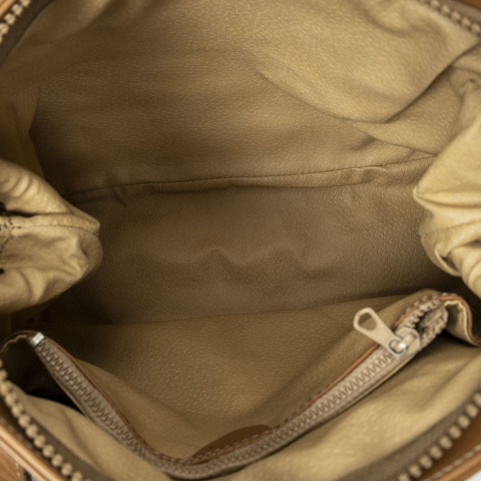 Celine Zip Tote Beige Brown Macadam Canvas — view 9