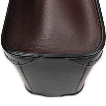 Celine Nano Luggage Red Black Calfskin Leather — view 7