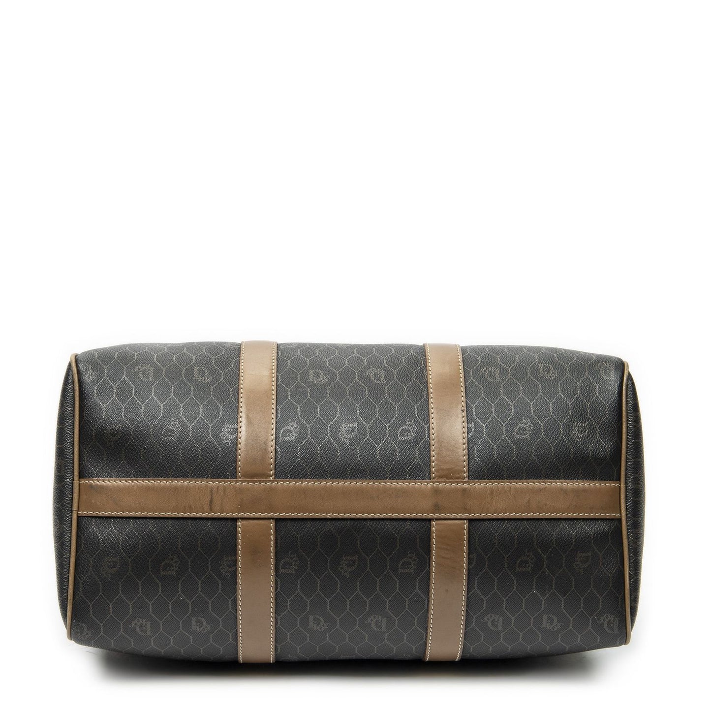 Dior Midi Amboston Gray Brown Macadam Canvas Shoulder — view 6