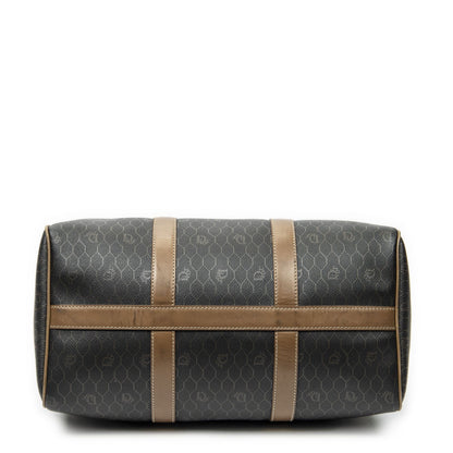 Dior Midi Amboston Gray Brown Macadam Canvas Shoulder — view 6