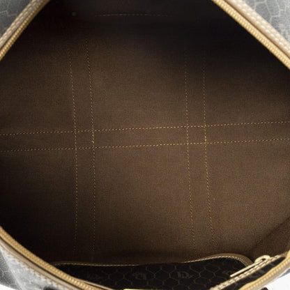 Dior Midi Amboston Gray Brown Macadam Canvas Shoulder — view 9