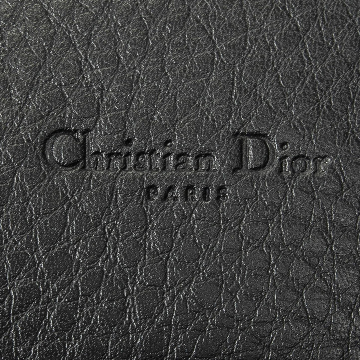 Dior Continental Wallet Black Trotter Pattern Canvas — view 5