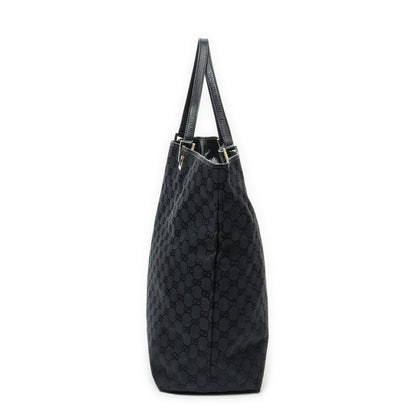 Gucci Radical Zip Tote Black GG Denim Canvas — view 3