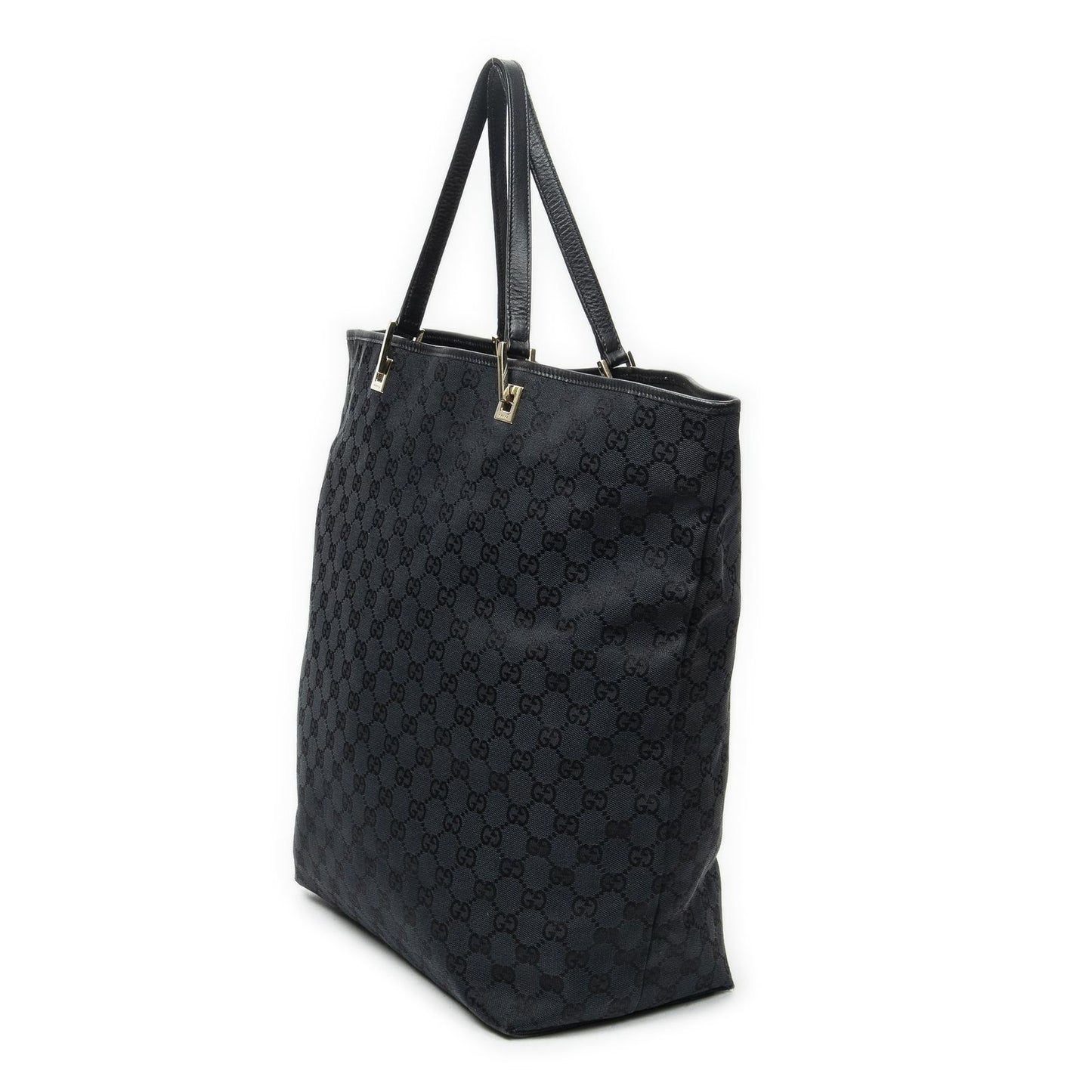 Gucci Radical Zip Tote Black GG Denim Canvas — view 2