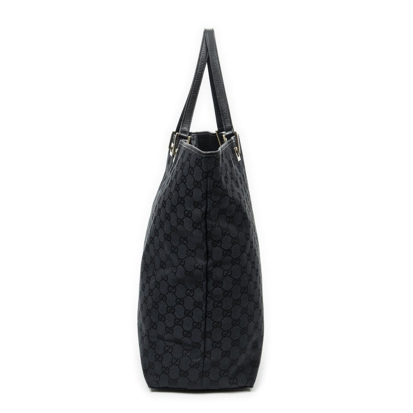 Gucci Radical Zip Tote Black GG Denim Canvas — view 4