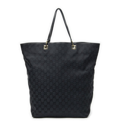 Gucci Radical Zip Tote Black GG Denim Canvas