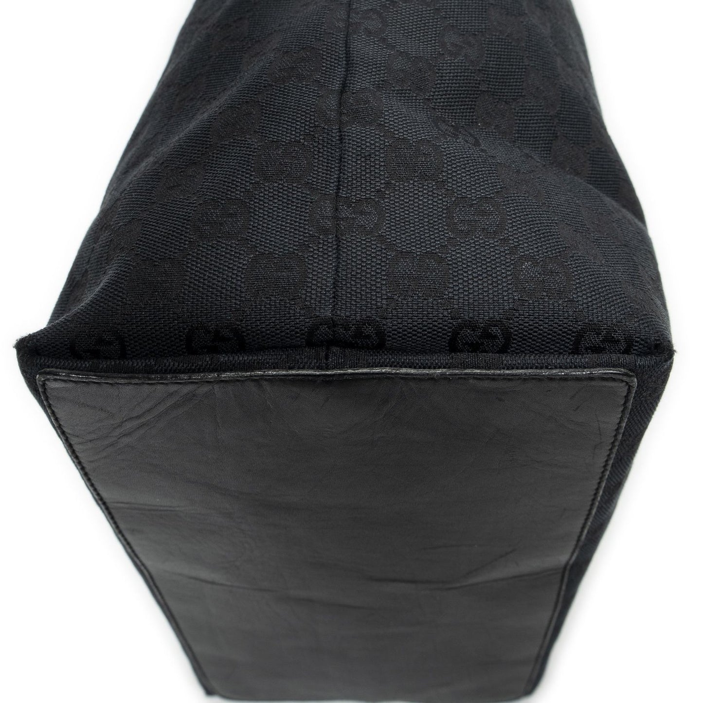 Gucci Radical Zip Tote Black GG Denim Canvas — view 7