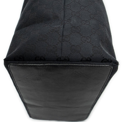 Gucci Radical Zip Tote Black GG Denim Canvas — view 8