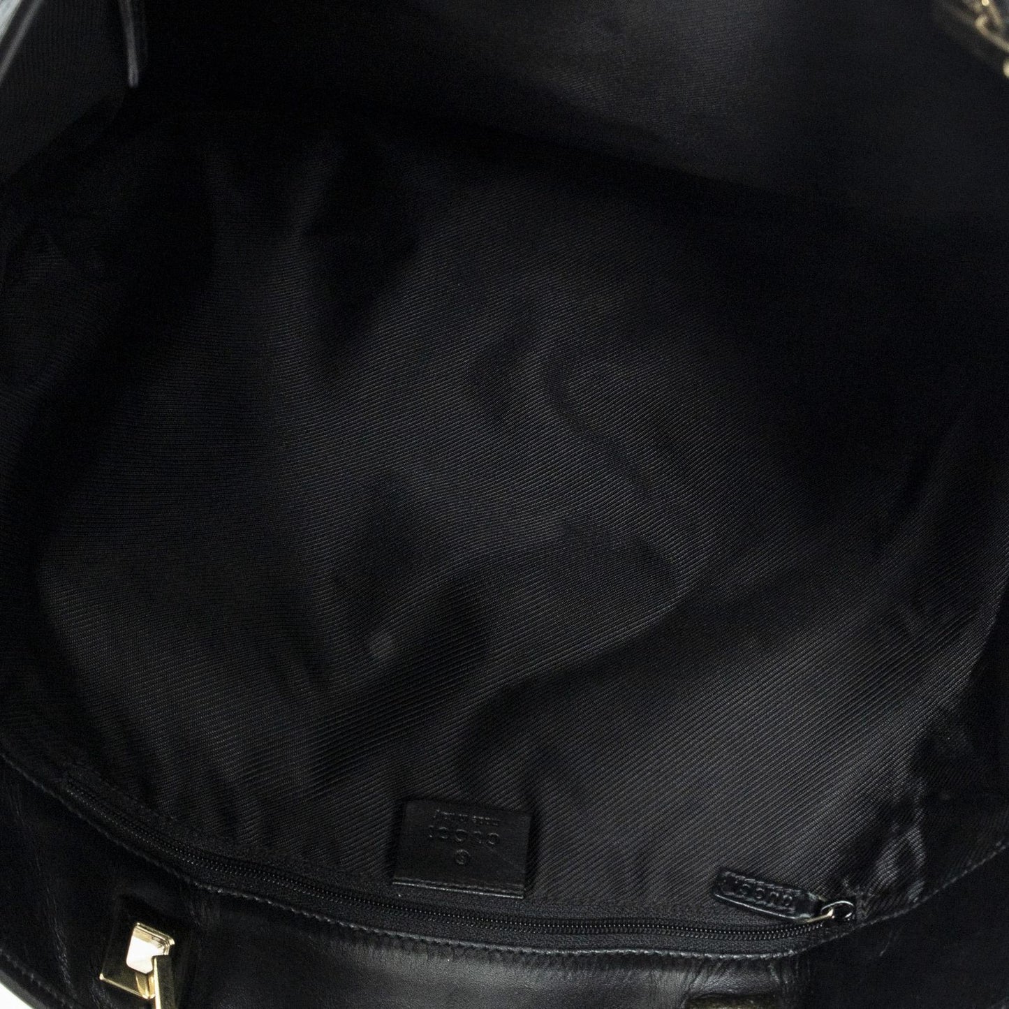 Gucci Radical Zip Tote Black GG Denim Canvas — view 9