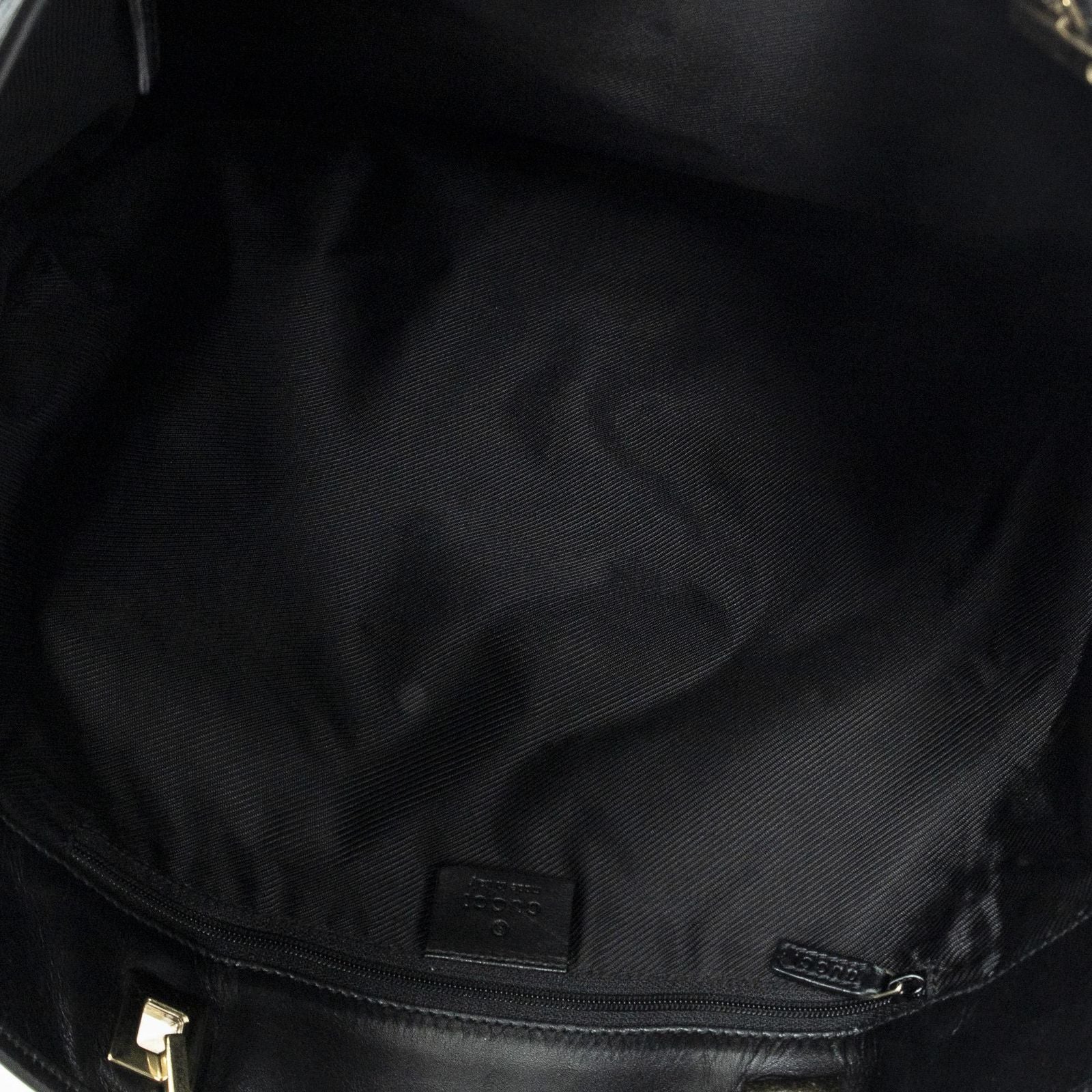 Gucci Radical Zip Tote Black GG Denim Canvas — view 9