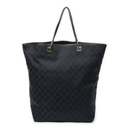 Gucci Radical Zip Tote Black GG Denim Canvas — view 5