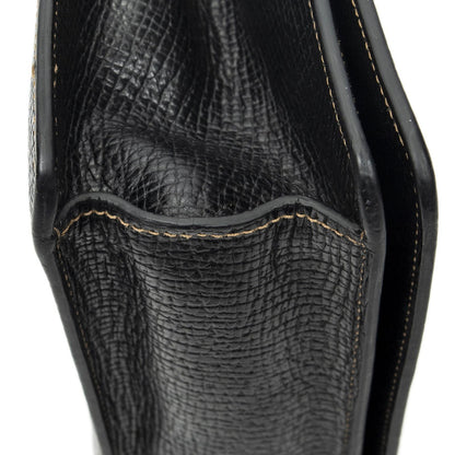 Loewe Vintage Square Flap Black Gray Calfskin Leather — view 7