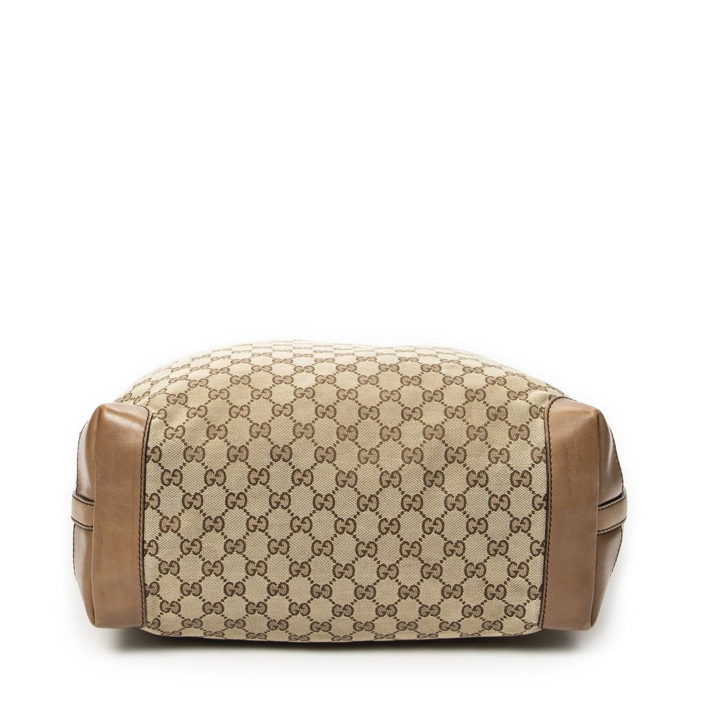 Gucci Large Craft Tote Brown Beige GG Canvas — view 6