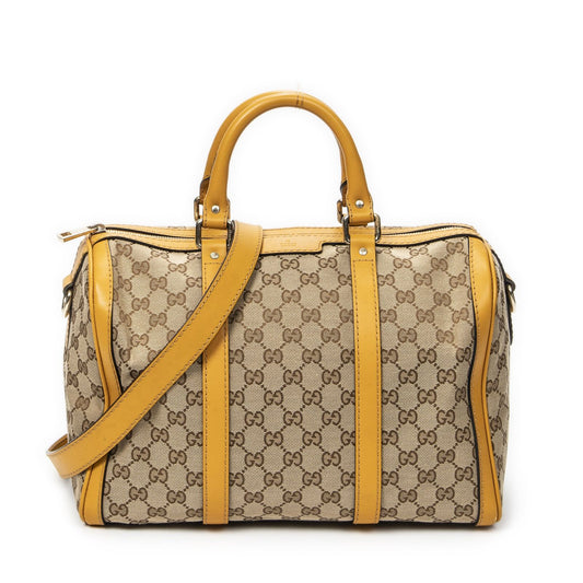 Gucci Boston Beige GG Canvas Messenger