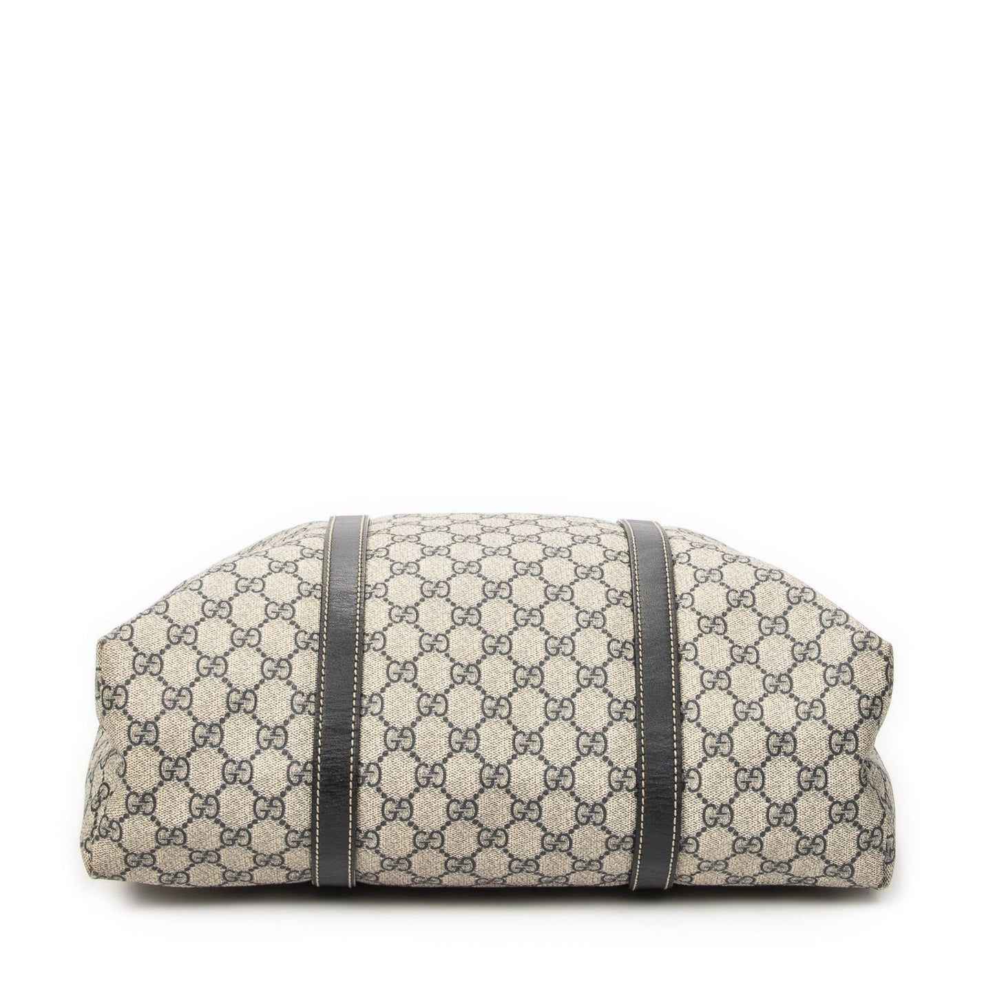 Gucci Vertical Tote Navy Beige Supreme Canvas — view 6