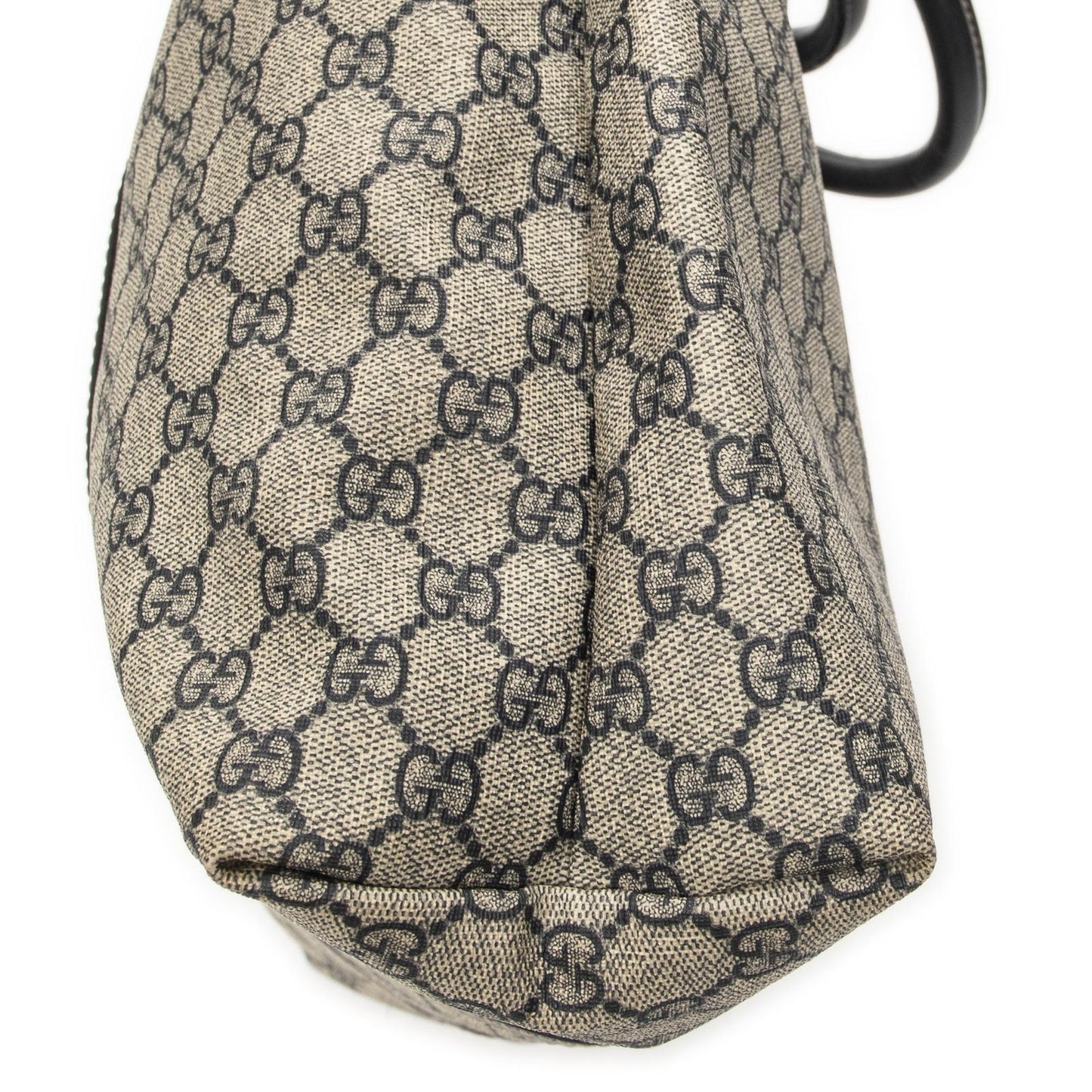 Gucci Vertical Tote Navy Beige Supreme Canvas — view 8