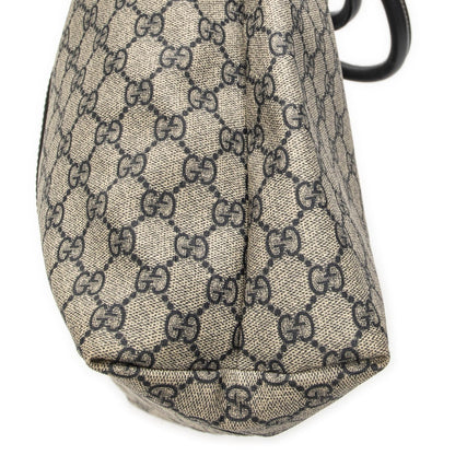 Gucci Vertical Tote Navy Beige Supreme Canvas — view 8