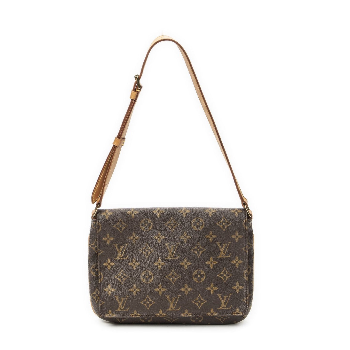Louis Vuitton Musette Tango Brown Monogram Canvas Messenger