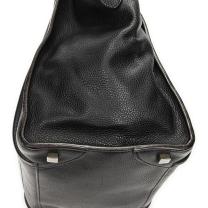 Celine Luggage Bag Black Gray Calfskin Leather — view 8