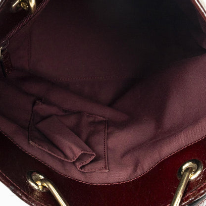 Gucci Small Eclipse Shopping Maroon Beige GG Canvas Messenger — view 9