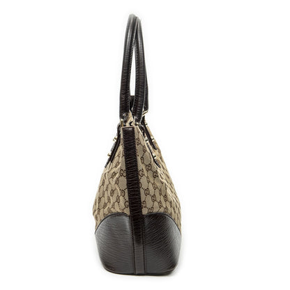 Gucci Hasla Tote Brown Beige GG Canvas — view 3