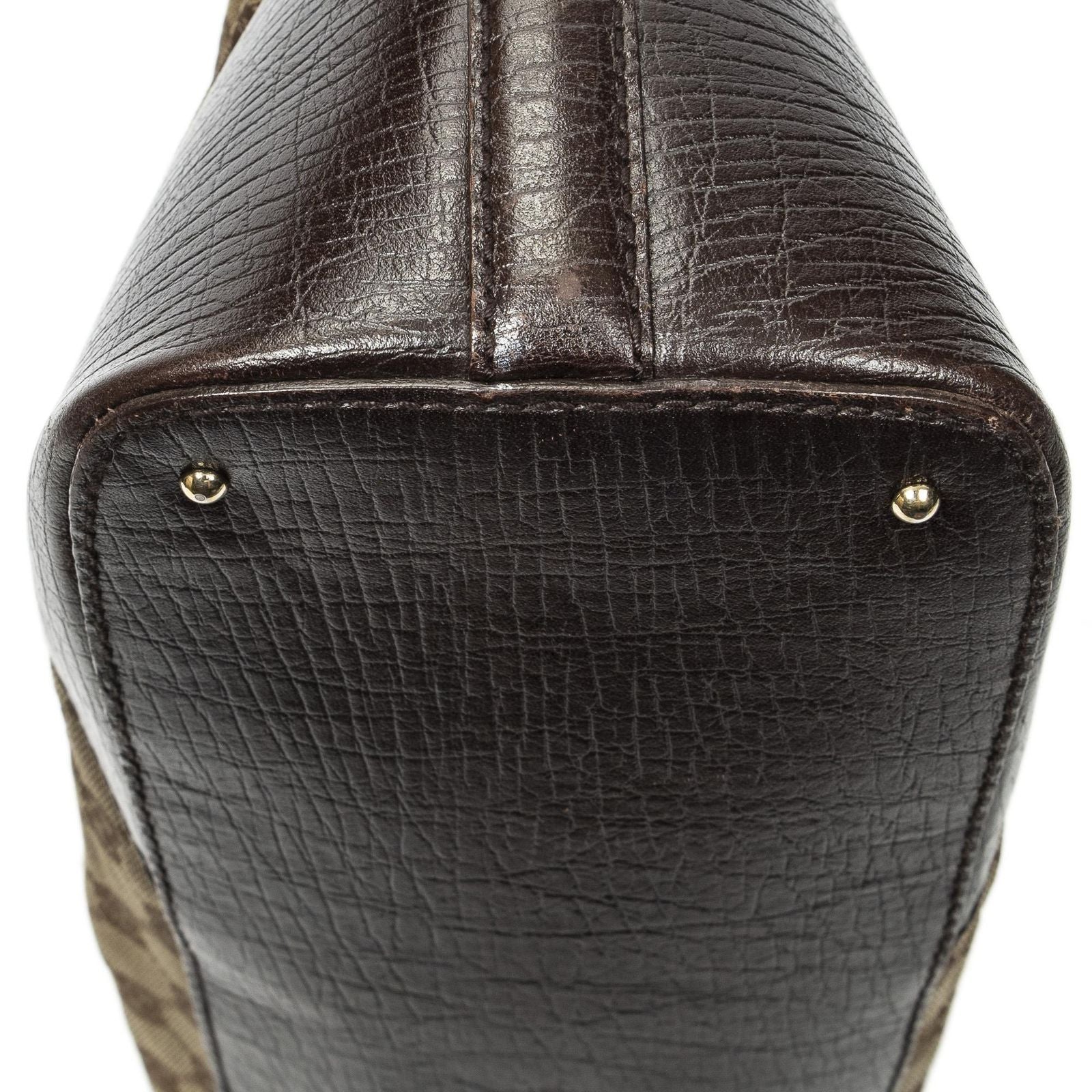 Gucci Hasla Tote Brown Beige GG Canvas — view 7