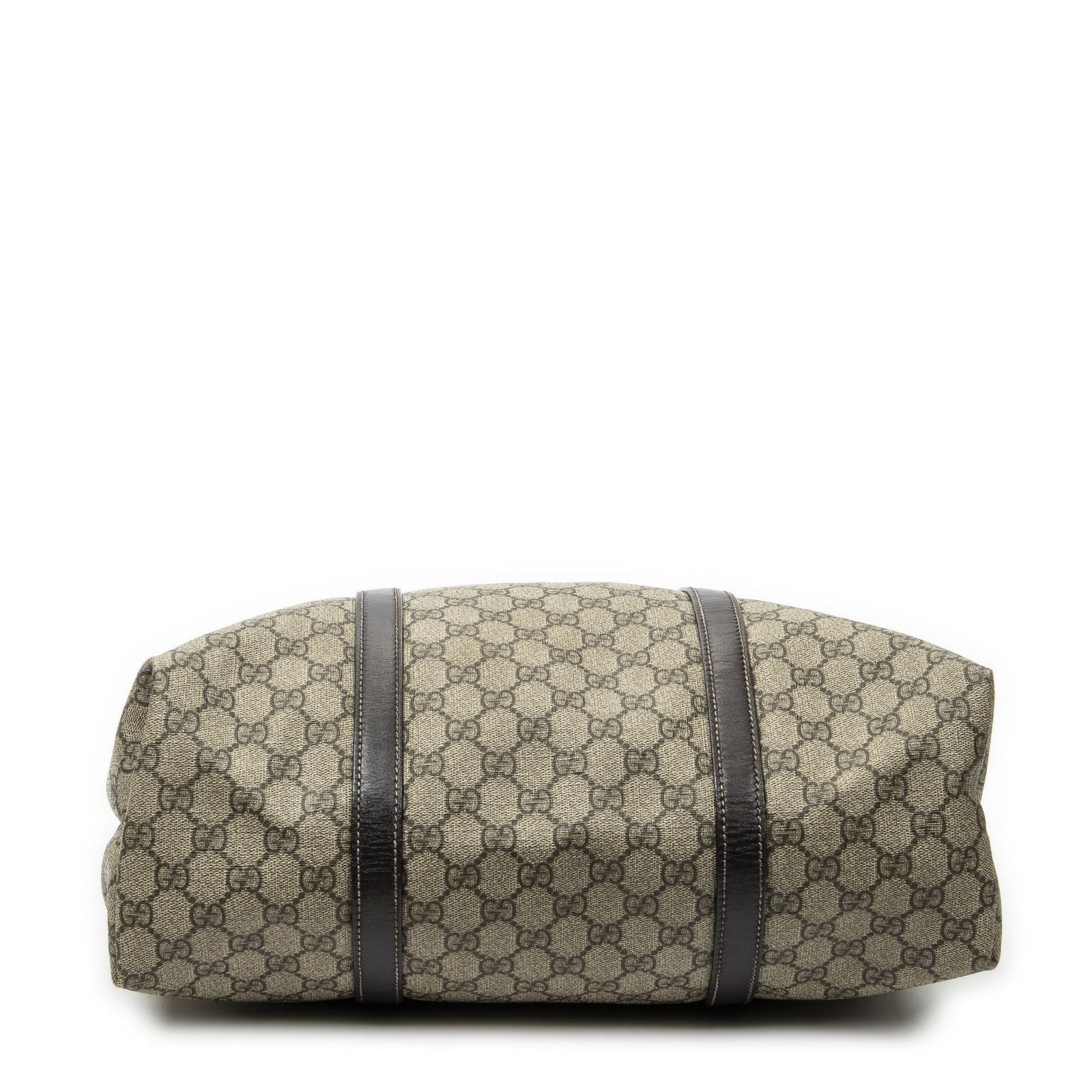 Gucci Vertical Tote Dark Brown Beige Supreme Canvas — view 6
