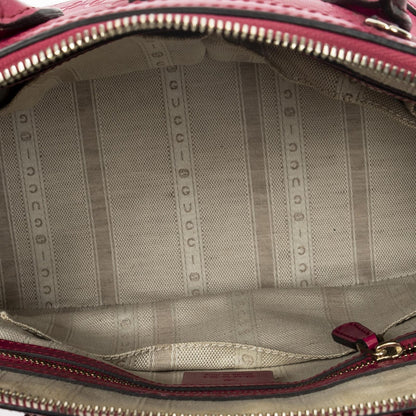 Gucci Stud Dome Tote Fuchsia Pink Guccissima — view 9