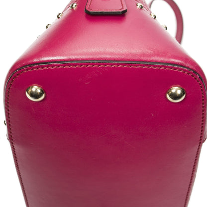 Gucci Stud Dome Tote Fuchsia Pink Guccissima — view 7