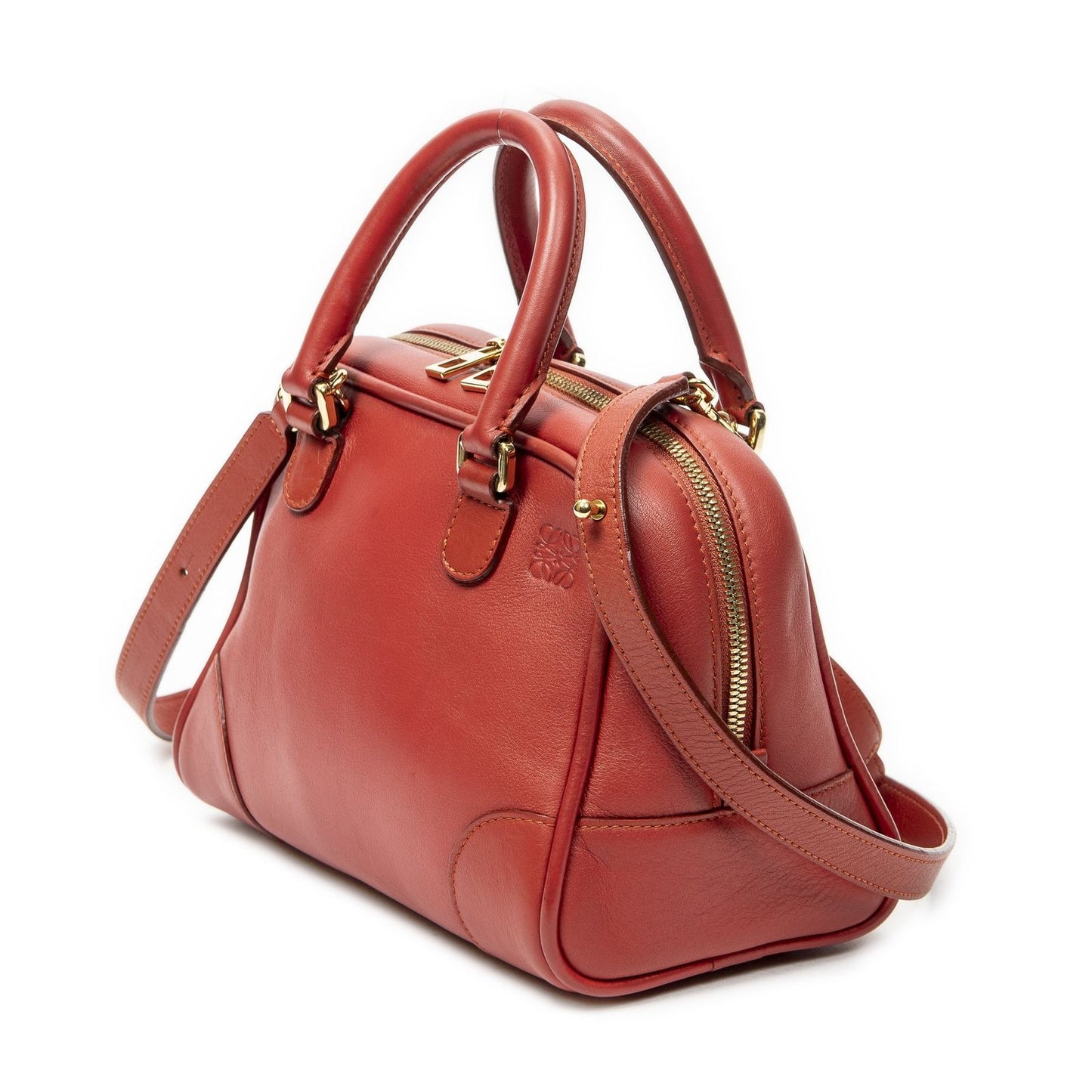 Loewe Small Amazona Calfskin Leather Messenger — view 2