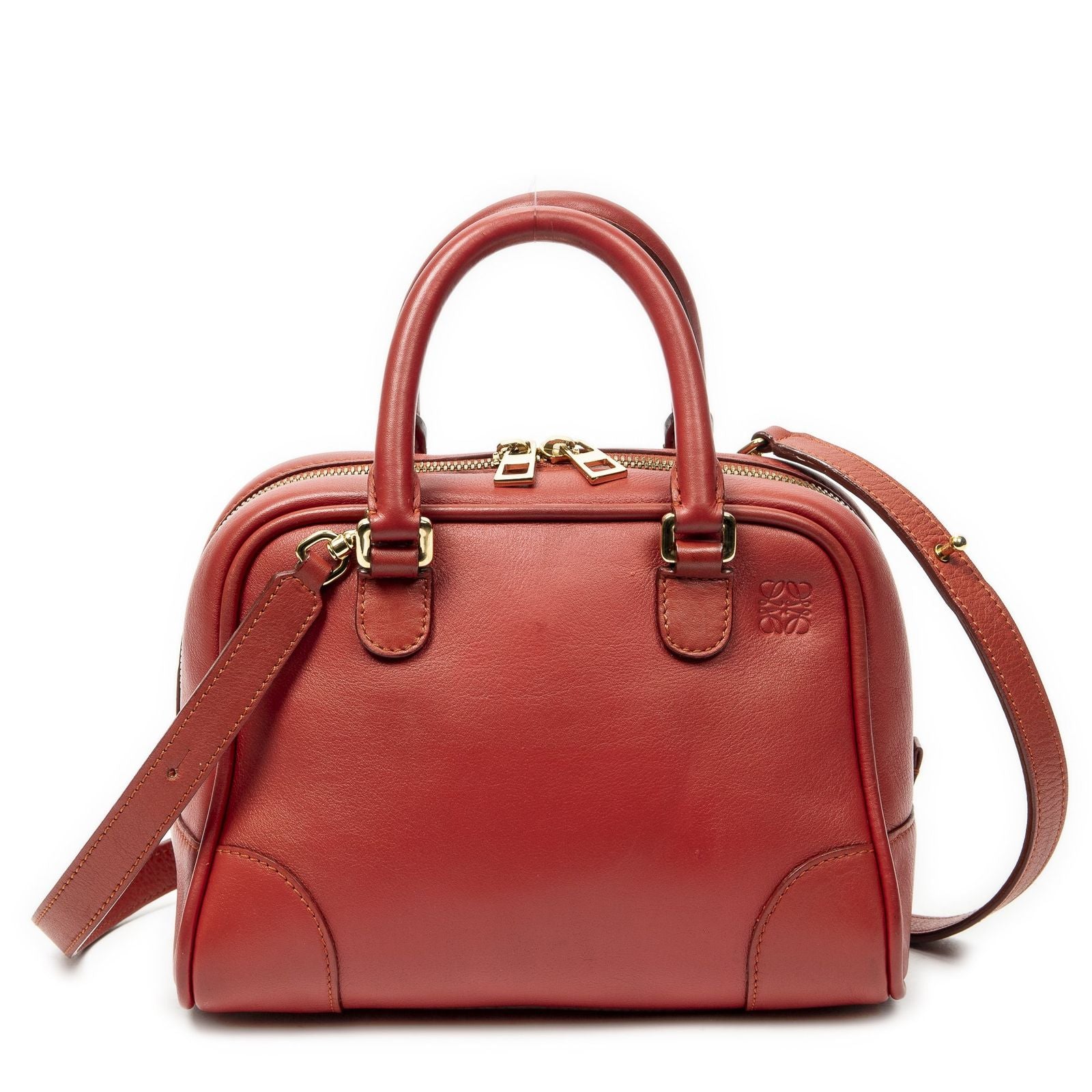 Loewe Small Amazona Calfskin Leather Messenger