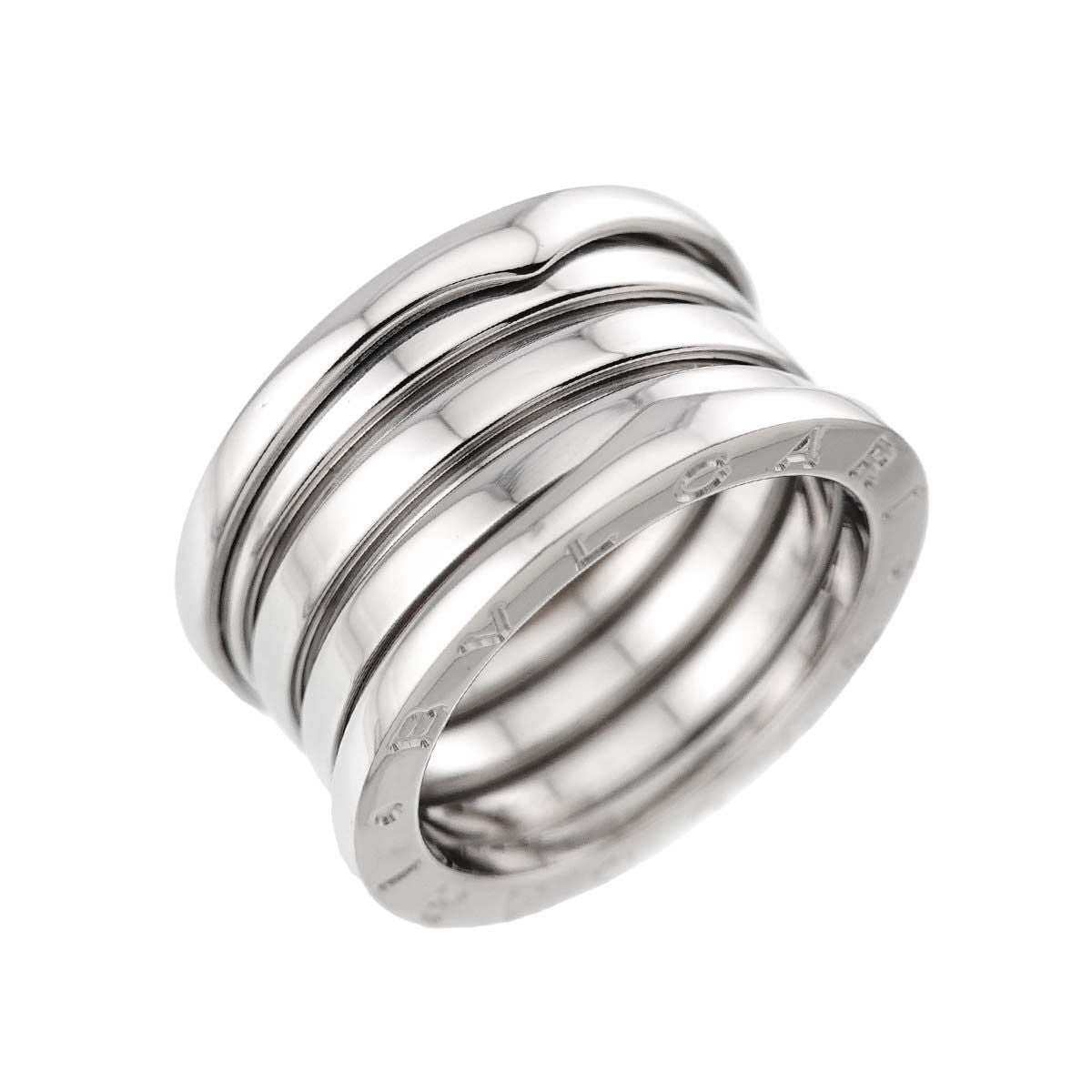 Bvlgari Band 55 Ring 18k WG White Gold — view 5