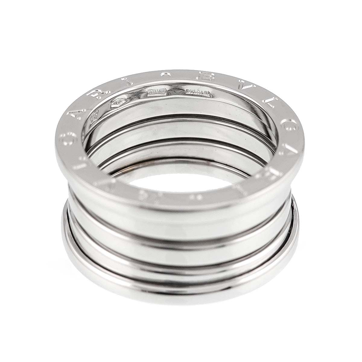 Bvlgari Band 55 Ring 18k WG White Gold — view 4