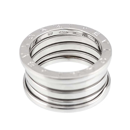 Bvlgari Band 55 Ring 18k WG White Gold — view 3