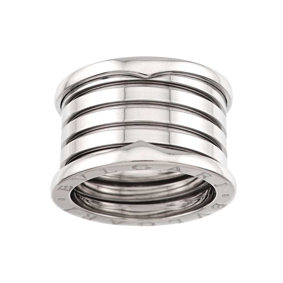 Bvlgari Band 56 Ring 18k WG White Gold — view 2