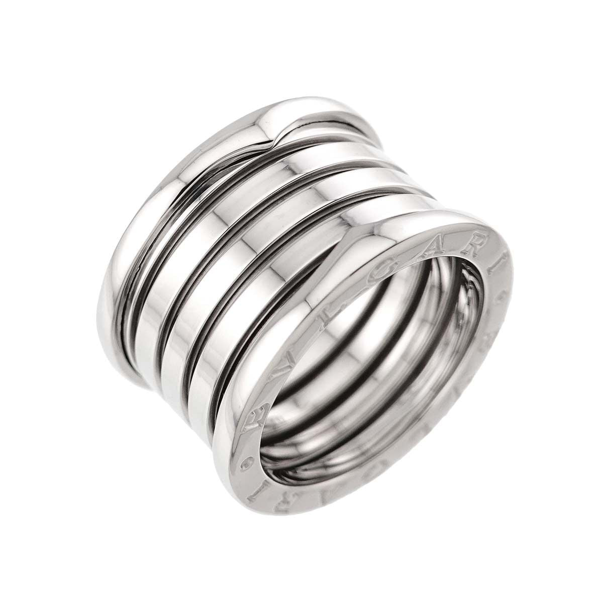 Bvlgari Band 56 Ring 18k WG White Gold — view 4