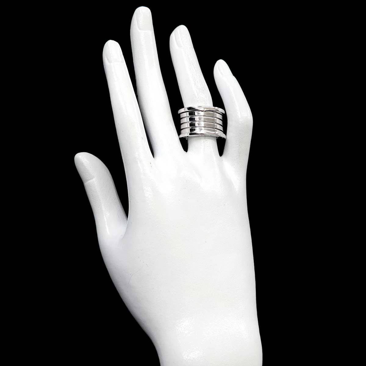 Bvlgari Band 56 Ring 18k WG White Gold — view 6