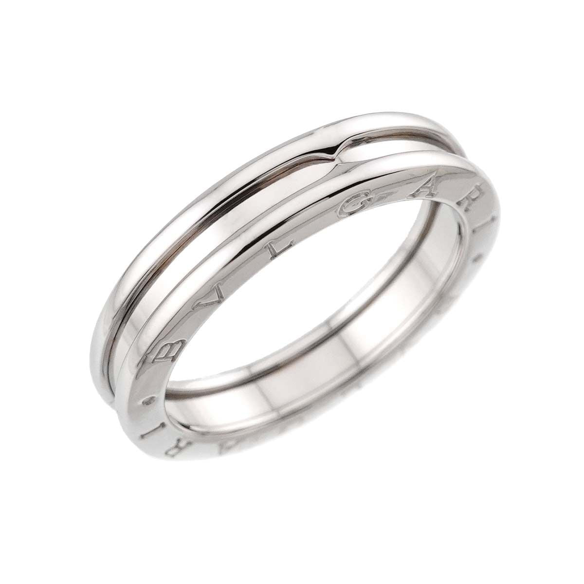 Bvlgari Band 63 Ring 18k WG White Gold — view 4