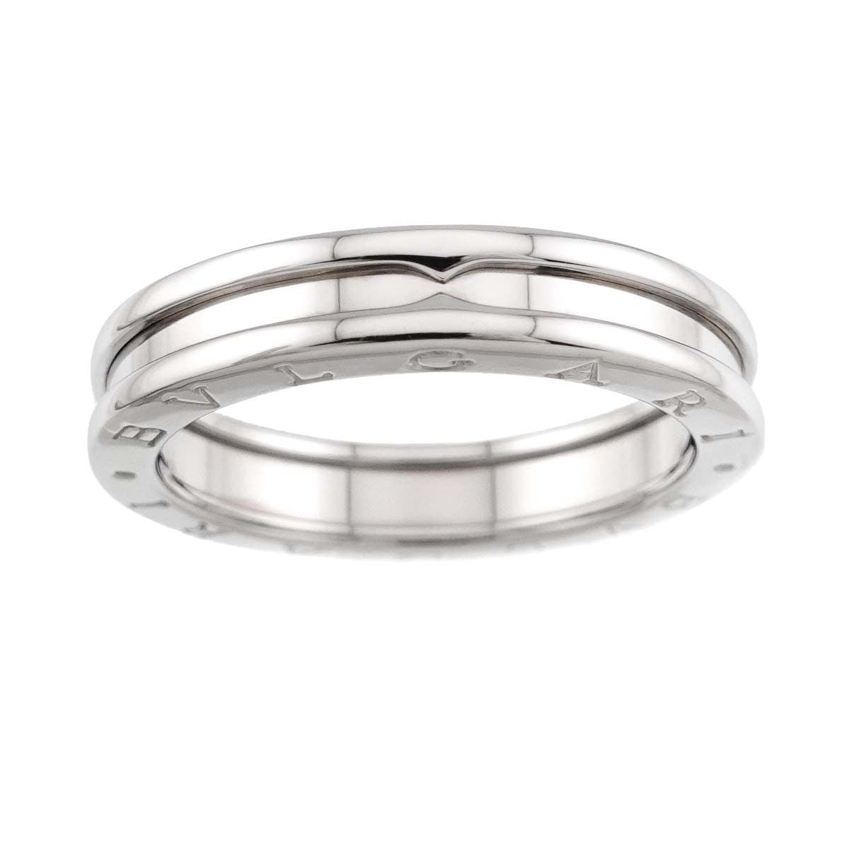 Bvlgari Band 63 Ring 18k WG White Gold — view 2