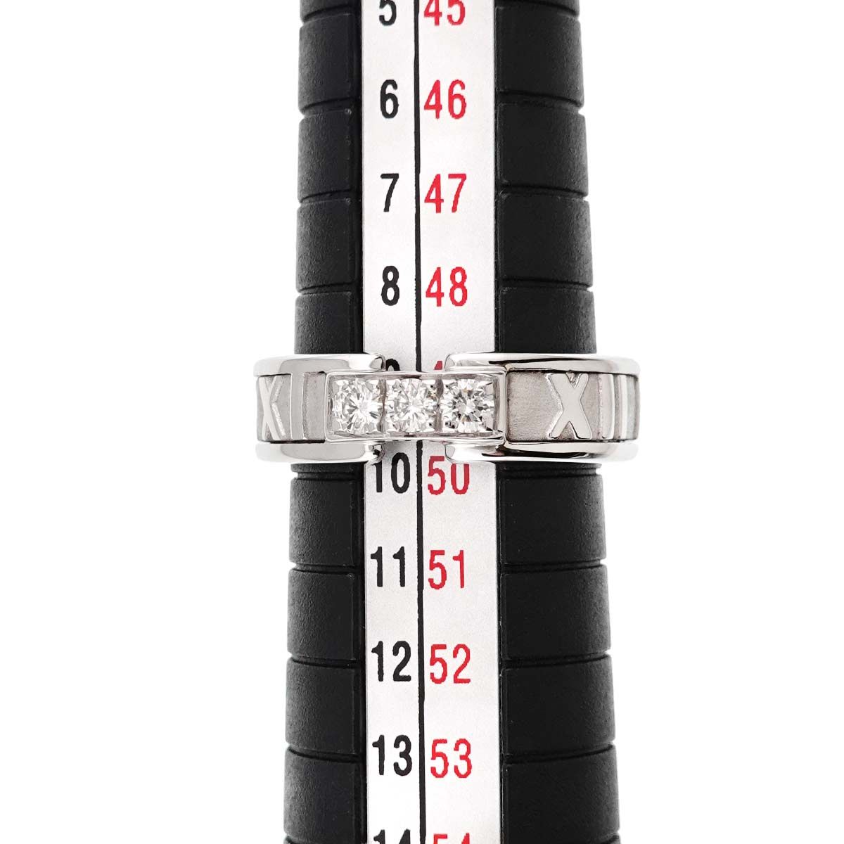 Tiffany & Co Atlas Ring Diamond 18k WG White Gold 750 — view 6