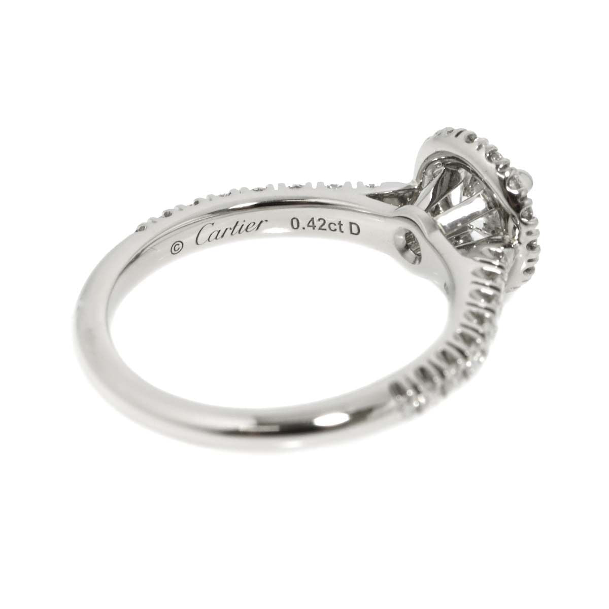 Cartier Destinee Ring Diamond 48 Pt Platinum Certificate — view 3