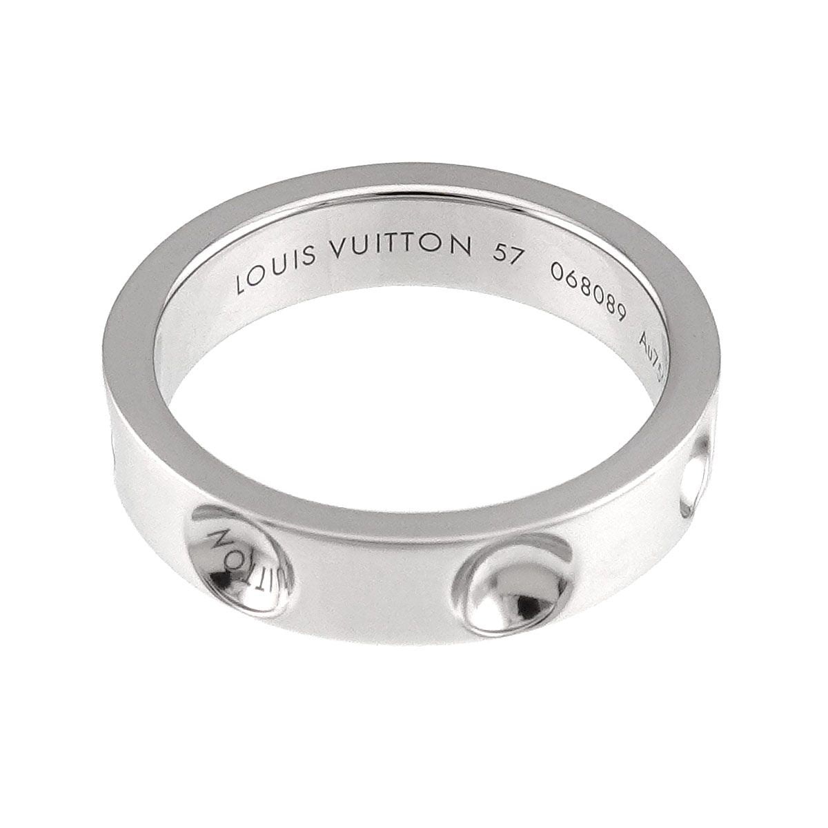 Louis Vuitton Petit Bague Empreinte 57 Ring 18k WG 750 — view 3