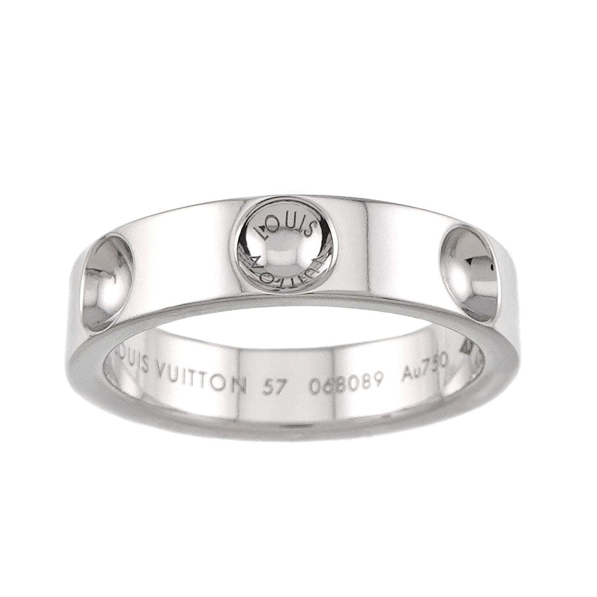 Louis Vuitton Petit Bague Empreinte 57 Ring 18k WG 750 — view 2
