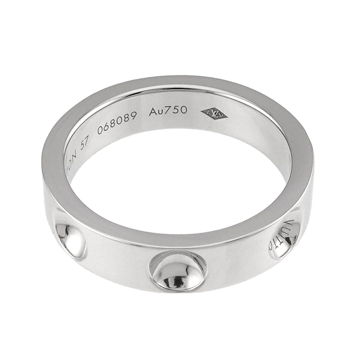 Louis Vuitton Petit Bague Empreinte 57 Ring 18k WG 750 — view 4