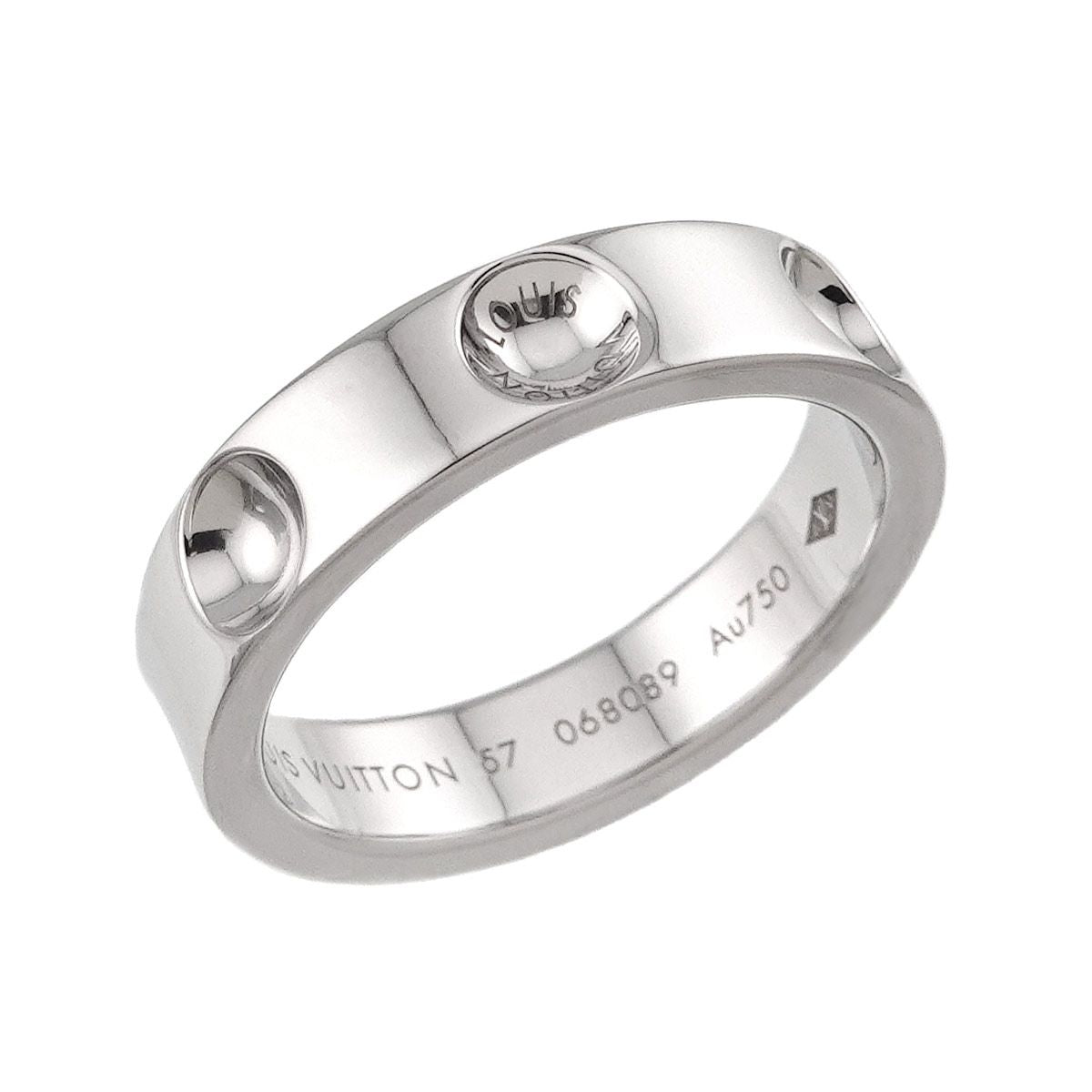Louis Vuitton Petit Bague Empreinte 57 Ring 18k WG 750 — view 5