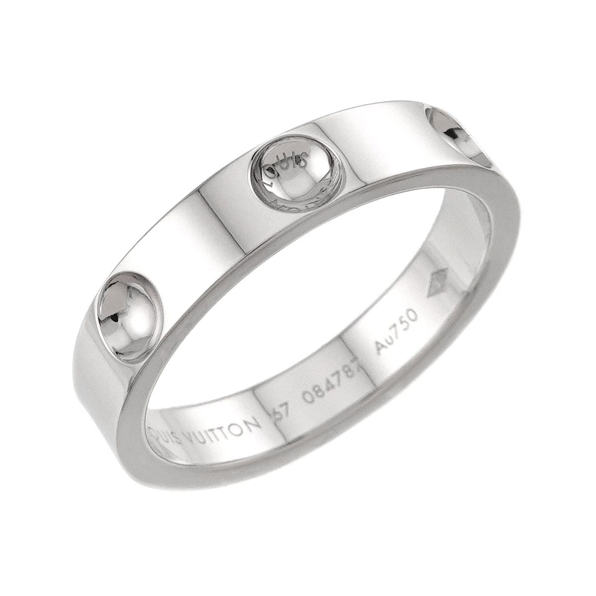 Louis Vuitton Petit Bague Empreinte 67 Ring 18k WG 750 — view 5